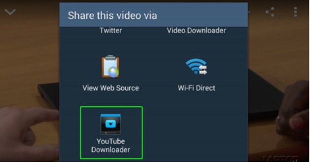 Chọn mục YouTube Downloader để tải phim về máy điện thoại